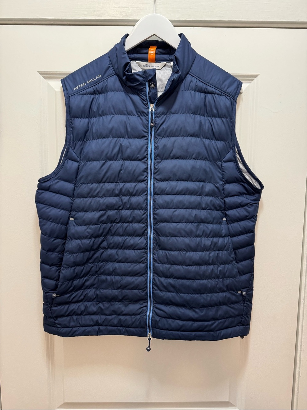 Peter Millar Navy Hyperlight Quilted Vest